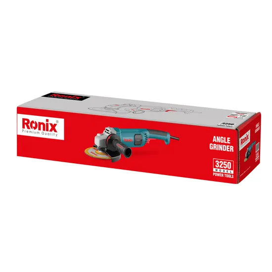 Ronix 3250 Angle Grinder 180mm 2200W 8500rpm 220-240V Electric Cutting Machine Anti Vibration