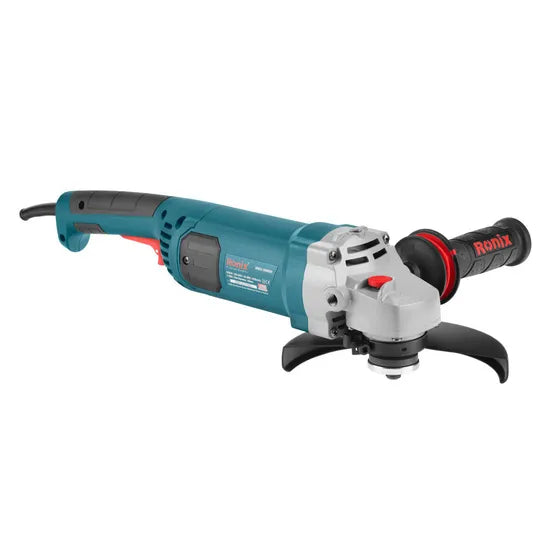 Ronix 3250 Angle Grinder 180mm 2200W 8500rpm 220-240V Electric Cutting Machine Anti Vibration