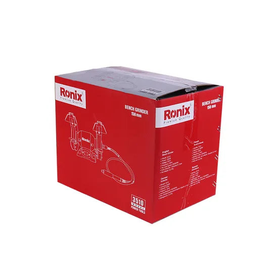 Ronix 3510 Professional Double Wheeled Bench Grinder Grinding Machine Polishing Tools Set Bench Grinder