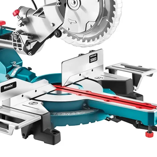 Ronix 5003 Miter Saw for Wood Power Tools for Wood Aluminum Mitre Cutting Dual Bevel Sliding Miter Saw