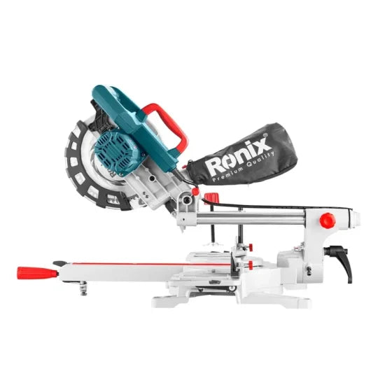 Ronix 5301 Sliding Miter Saw 1450W 210mm Woodworking Bench Top with Laser for Woodworking Power Tools