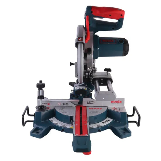 Ronix 5401 Miter Saw 1500W 210mm 5000rpm Speed Dual Bevel with Sliding Rail Power Saw Mitre Saw