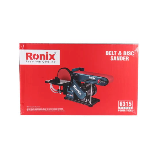 Ronix 6315 Belt Sander 50-60Hz 220-240V Professional 350W Power Tools High-Quality 1450rpm Belt&Disc Saw for Woodworking