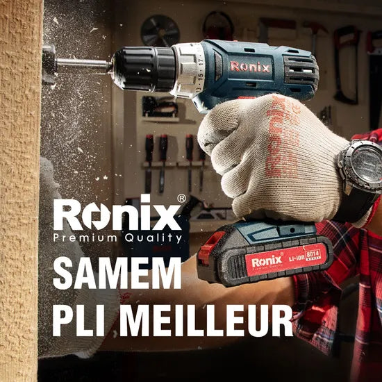Ronix 8014 Cordless Hand Drills 21V Lithium Battery Cordless Impact Drill Electric Drill Screwdriver