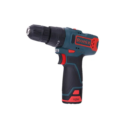 Ronix 8101K Cordless Impact Drill Driver Automatic Chuck Drill for Home Improvement DIY Project Cordless Drill