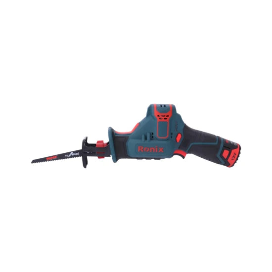 Ronix 8103K Variable Speed Battery Powered Saw for Woods Metal Plastic Cutting Polishing Speed Cordless Reciprocating Saw