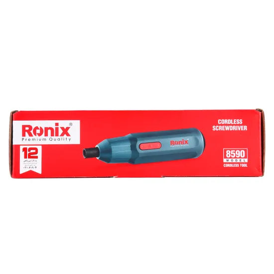 Ronix 8590 Cordless Screwdriver with 9PCS Accessories Cordless Tools