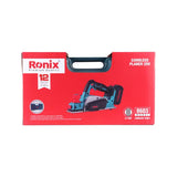 Ronix 8603 Planer Precision Machined Front and Back Aluminum Shoes Ensure Parallelism of Cut Cordless Planer