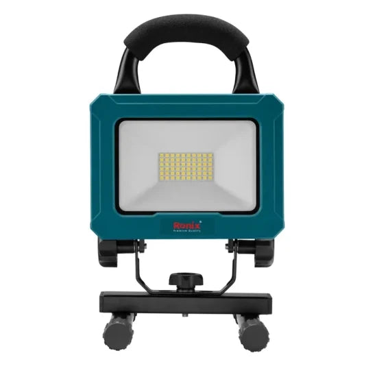 Ronix 8607 Cordless Flood Light 20V 2000lm 30W Machine Tool 360 Horizontal Angle LED Working Light Power Tools