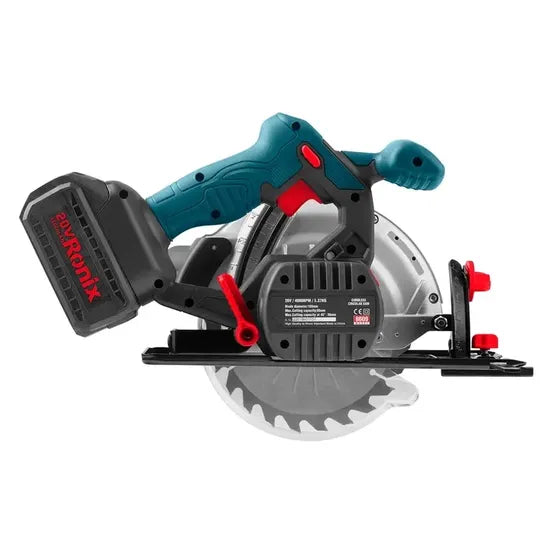 Ronix 8609 Cordless Circular Saw 20V 165mm Professional Wood Cutting Saw Home Use Brushless Circular Saw Kit