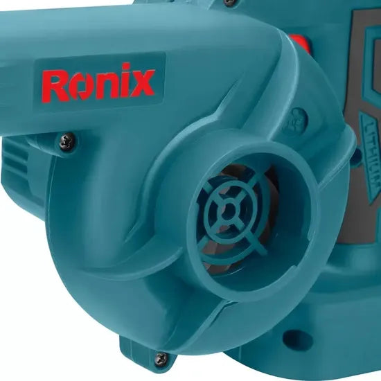 Ronix 8611 Cordless Blower 20V Blowing and Sucking 2 Functions Variable Speed Portable Cordless Cordless Vacuum Blower with 2000mAh Battery