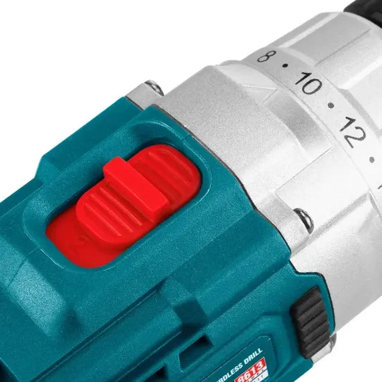 Ronix 8613 Cordless Drill Driver 12V 26n. M Power Tool Set Rechargeable Battery Operated Cordless Impact Drill and Hammer Drill