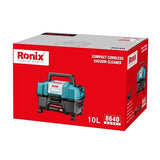 Ronix 8640 Vacuum Cleaner 150W 15L 20V Power Tool Industrial Cordless Vacuum Cleaner Motors Wet Dry Car Washing Tools