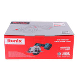 Ronix 8650 Circular Saw Electronically Controlled Motor Delivers 6000 Rpm Faster Cutting and Ripping Brushless Circular Saw