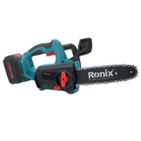Ronix 8651 Brushless 20V 10inch Lightweight Chainsaw Kit with Tool-Free Chain Tension & Auto Lubrication Brushless Chain Saw
