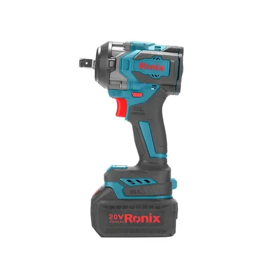 Ronix 8655 Brushless Impact Wrench 550n. M 20V 2800rpm Multifunction Cordless Drill Lithium Impact Drill Adjustable Impact Wrench