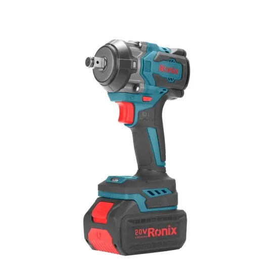 Ronix 8655 Brushless Impact Wrench 550n. M 20V 2800rpm Multifunction Cordless Drill Lithium Impact Drill Adjustable Impact Wrench