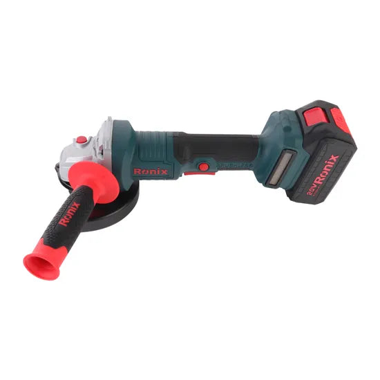 Ronix 8657 Brushless Cordless Angle Grinder 20V High Speed Rechargeable Cordless Angle Grinder Lithium Power Tools