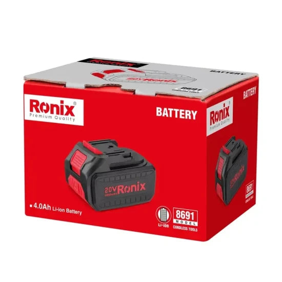 Ronix 8690/8691 Li-ion Battery Pack 20V 2000mAh 4000mAh 86 Series Cordless Tools Matching Battery Pack