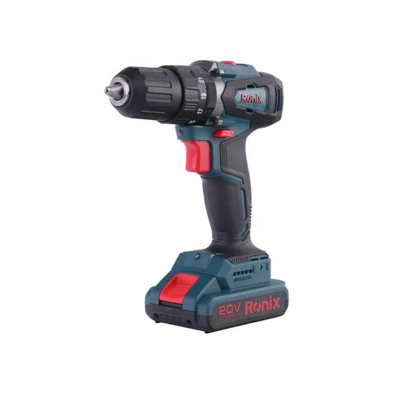 Ronix 8900K Brushless Cordless Hammer Drill Brushless Hammer Drill Kit 13mm
