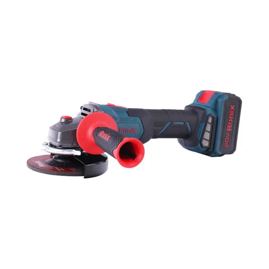 Ronix 8901 Cordless Angle Grinder Mini 20V Battery Brushless Power Motor 8500rpm Electric Grinding Tool Brushless Grinder