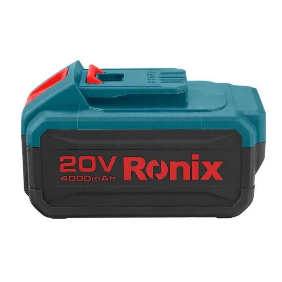 Ronix 8991 4.0ah 20V Light Weight Charger for Cordless Drill Impact Wrench Saw Trimmer Grinder General Use Lithium Battery Pack