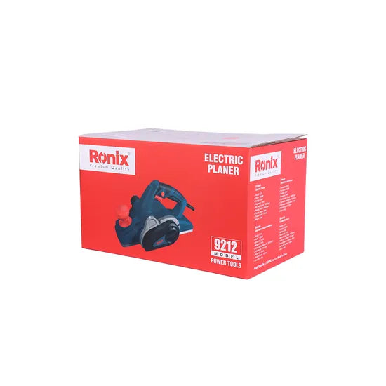 Ronix 9212 Easy to Use Wood Planer Contoured Top Handle Convenient Trigger Switch Easy Use Wood Planer Machine