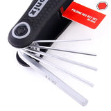Ronix Hand Tools Model Rh-2020 Different Sizes 1.5-8mm 8PCS Folding Hex Key Wrench Set