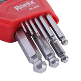 Ronix Hand Tools Rh-2033 CRV Material 9PCS High Torque with Ball End Magnetic Hex Key