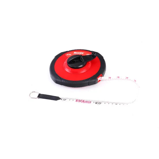 Ronix Measuring Tape Model Rh-9806 20m Nylon Coated Blade Fiber Measuring Tape