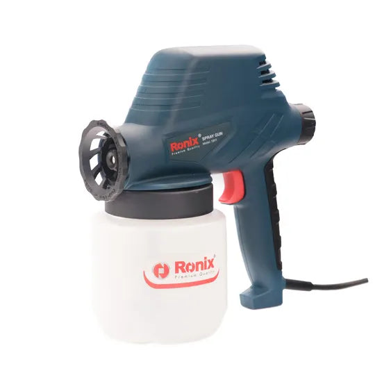 Ronix Model 1311 130W Solenoid Spray Gun 800ml Lightweight Portable Safe Household High Pressure Electric Paint Spray Gun