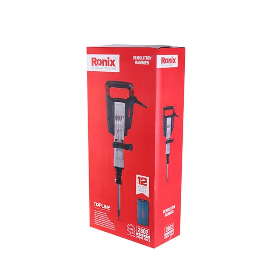 Ronix Model 2802 Copper Motor High Pressure 1750W Demolition Hammer Jack Crusher Machine