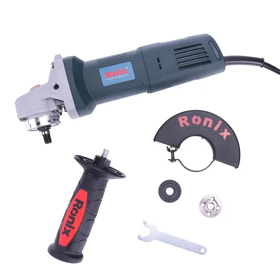 Ronix Model 3113 Ready Stock 100/115mm 850W Slide Switch Mini Electric Angle Grinder for Grinding & Cutting