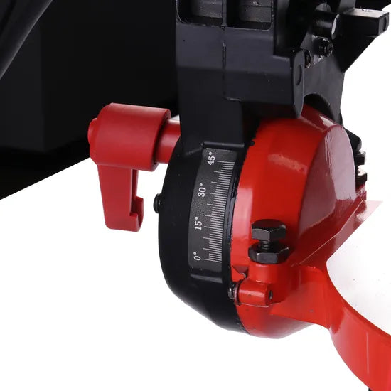 Ronix Model 5101 Strong Power 1650W Sliding Compound Miter Saw Cutting Wood and Metal