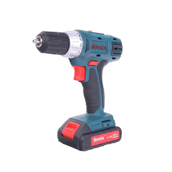Ronix Model 8014 Professional 14.4V Cordless Drill Driver with 2 Batteries