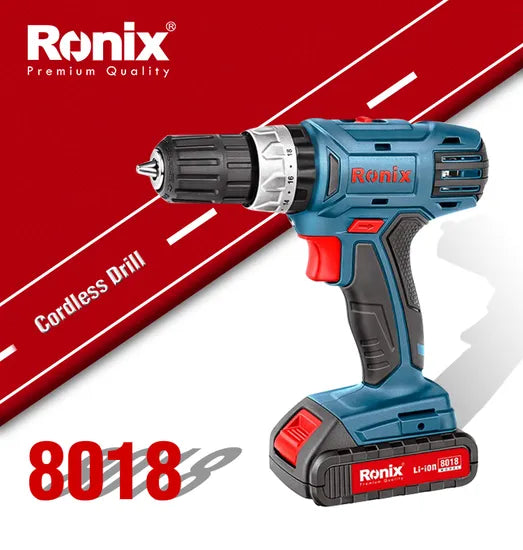 Ronix Model 8018 New Drilling Machine Cordless Drill Driver