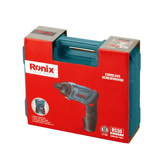 Ronix Model 8530 210rpm Hot Selling Cordless Screwdriver