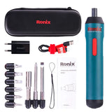 Ronix Model 8591 Hot Selling Rechargeable 4V Cordless Screwdriver