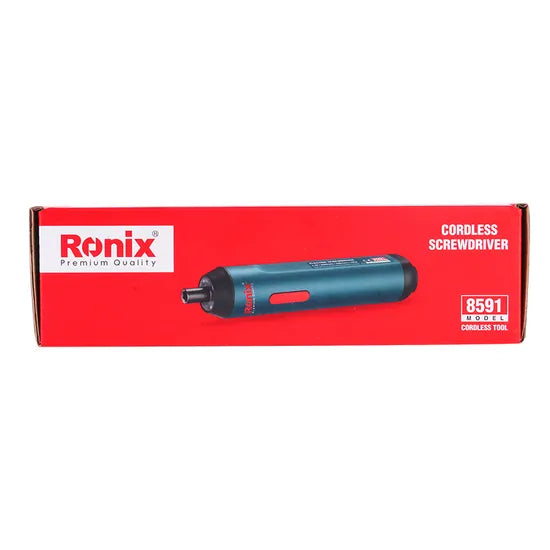 Ronix Model 8591 Hot Selling Rechargeable 4V Cordless Screwdriver