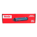 Ronix Model 8591 Hot Selling Rechargeable 4V Cordless Screwdriver
