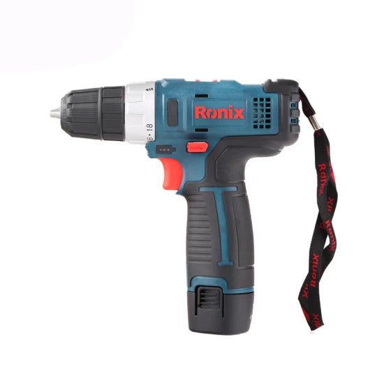 Ronix Model 8612n Cordless Screwdriver Driver Drill Power Tools 12V Rechargeable