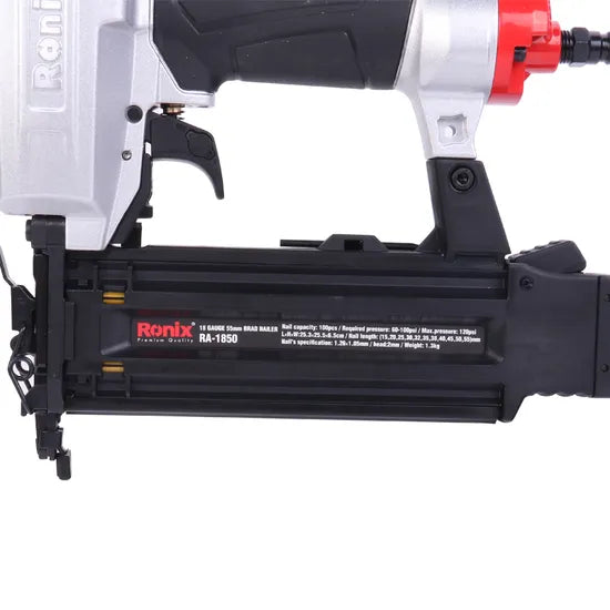 Ronix Model Ra-1850 Pneumatic Air Stapler for Upholstery and Furniture Portable Nail Gun