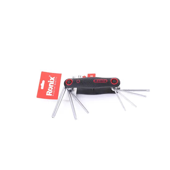 Ronix Model Rh-2021 High Quality Handle Tools Folding Hex Key Set 8PCS