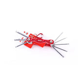 Ronix Model Rh-2041 Hand Tools 8PCS Mini CRV Folding Torx Key Set