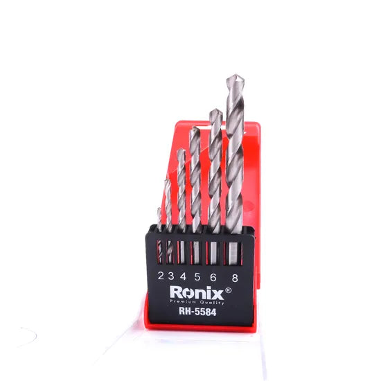 Ronix Model Rh-5584 Portable Hand Tools 6PCS Metal Drill Bit Set