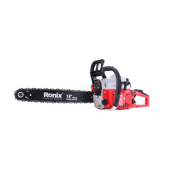 Ronix Power Saw Model 4647 52cc 550ml Tank Cutting Wood Free Chains Gasoline Chain Saw