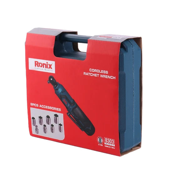 Ronix Power Tools New Model 8303 12V Mini Portable Electric Battery Cordless Impact Wrench