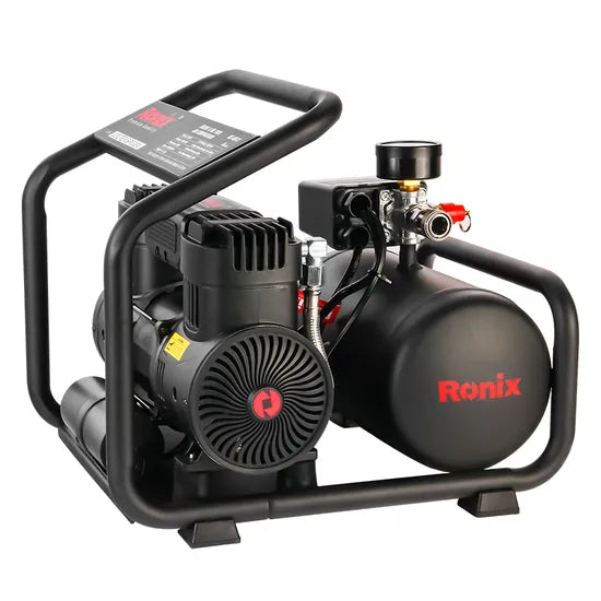 Ronix RC-0613 Silent Oil Free Air Compressor 6L 1100W 2850rpm Electric Mini Oil Free Portable Dental Air Compressor