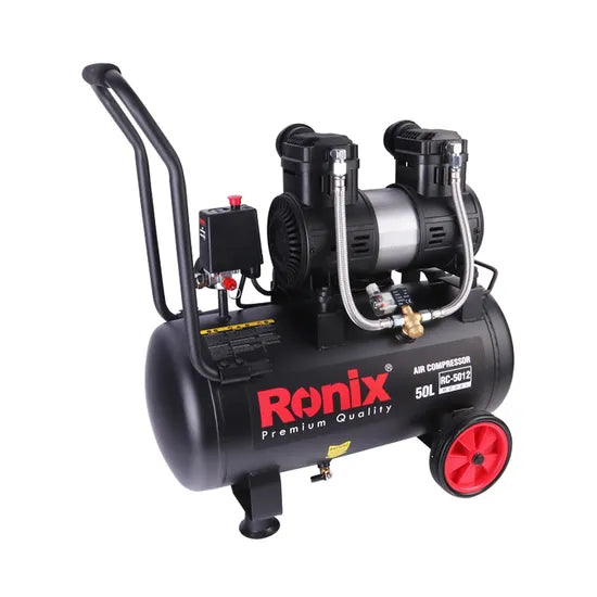 Ronix RC-5012 2.2HP Complete Air Tool Set and Toolset Air Delivery 140L/Min 2800rpm Silent Air Compressor