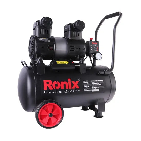 RONIX Ronix RC-5012 Air Compressor Silent Type Oil Less Heavy Duty Professional Power Tools 50L Electric Air Compressor
